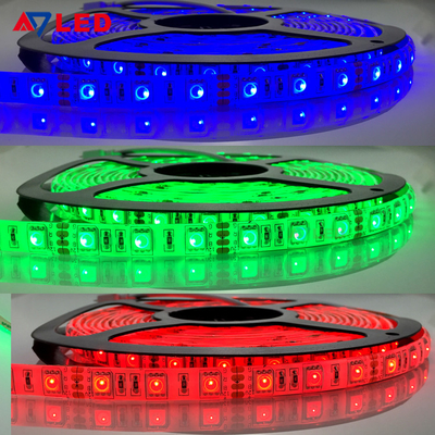 RGB بلوتوث موسیقی LED نوار چراغ های قابل تغییر رنگ 5M 12V 24V 5050